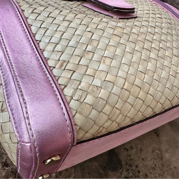 *LAST DAY* Coach Straw Boxy Bag Purse Valentine's Day gift - Picture 10 of 15